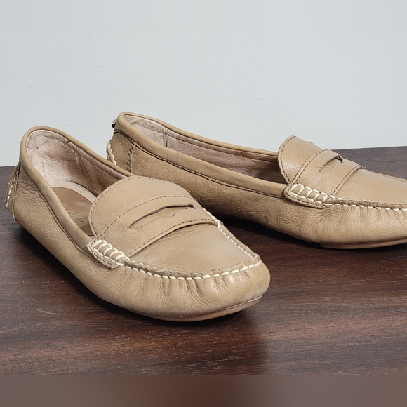 Antonio Melani Tan Leather Loafers Women's Size 10M. - Picture 2 of 11